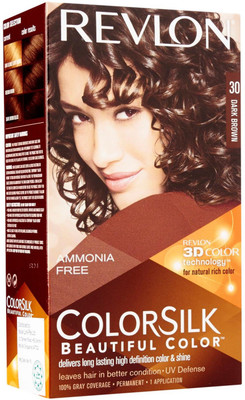 Revlon Dark Brown No-30 Hair Color(Colorsilk Beautiful Hair Color) Flipkart