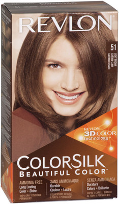 

Revlon Light Brown No-51 Hair Color(Colorsilk Beautiful Hair Color)