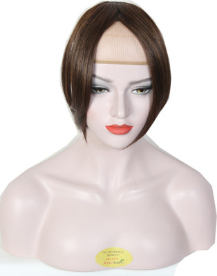 

Ritzkart Front piece Double Side Bangs Fringe With 2 clips Synthetic Extension for Pretty looks Hair Extension