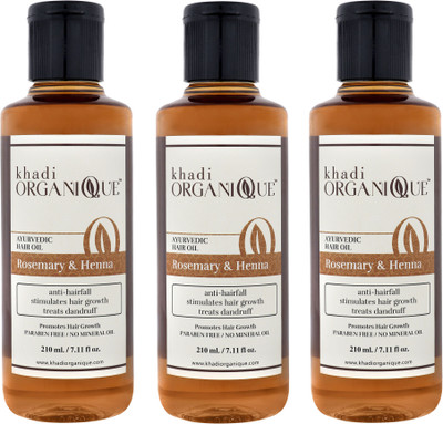 

KHADI ORGANIQUE Rosemary Henna Hair Oil(630 ml)