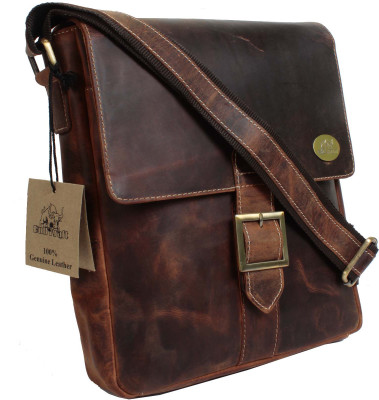 Bull Kraft Sling Bag(Brown)