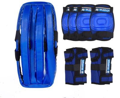 

Wintex 7 Pcs 4 In 1 Large Size Blue Set Skating Kit