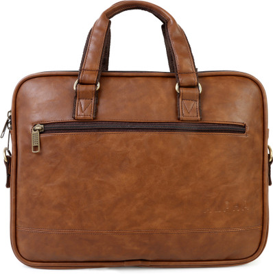 

ALPHA TRENDS 15 inch Laptop Messenger Bag(Brown), Lb002tan