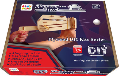 

PlayPlay Wood Diy Ping Pong Strom Toy For Kids(Multicolor)