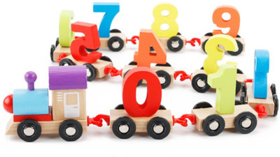 

Akrobo Wooden Digital Number Train Learning & Educational Toy with Incredible Finishing(Multicolor)