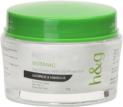 

Hg DAY CREAM WITH UV PROTCTION LICORICE & HIBISCUS(50 g)
