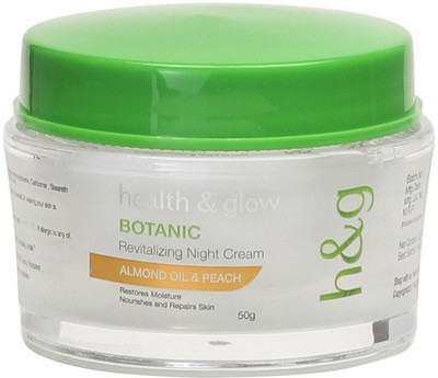 

Hg REVITALIZING NIGHT CREAM ALMOND OIL & PEACH(50 g)
