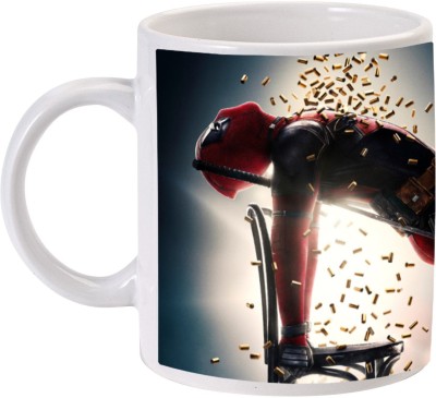 MUGKIN Poster (Marvel Superheros) Light Ceramic Coffee Mug(350 ml)