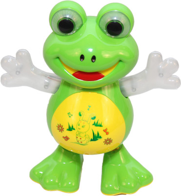 

FAB 5 Dancing Frog Musical And Colorful Flashing Lights Kids Fun Toy (Multicolor)(Green)