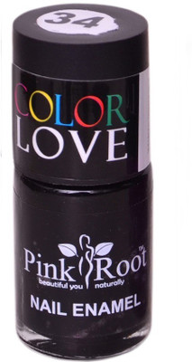 

Pink Root Nail Paint No. 34 Black