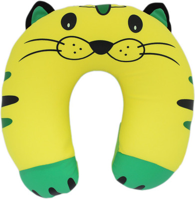 

Tootpado Travel Neck Pillow Tiger 10"x11" (28cm) - Yellow (4DER63) - Neck Rest Travel Cushion With Microbeads Filling Neck Pillow(Multicolor)