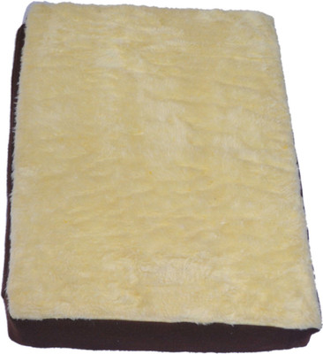 

Comfy MFFDBFCRM-BRN-L L Pet Bed(German Fleece Fabric HQ Foam Filled Easy Removable Cover With Zip Dog/Cat Bed Cream/Brown-L (21X31X4))