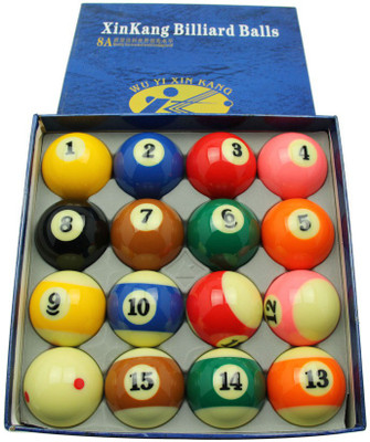 

Laxmi Ganesh Billiard AMERICAN POOL BALL SET (8A) Billiard Ball(Pack of 15, Multicolor)