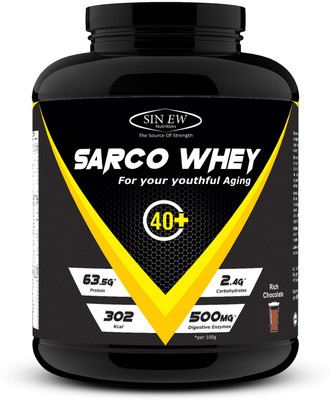 

Sinew Nutrition Sarco Whey Protein with Digestive Enzyme Whey Protein(3 kg, Chocolate)