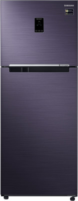 Samsung 394 L Frost Free Double Door 3 Star (2019) Refrigerator(Pebble Blue, RT39M5538UT/TL)
