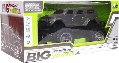 

RW Remote Control Off road Swat Car | Grey + Black(Multicolor)