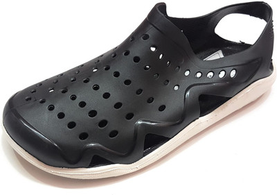 

Angel Fashion Men Black Clogs