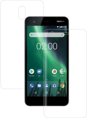 Case Creation Front and Back Screen Guard for Nokia 2 Android phone 5.0-inch(Pack of 2)