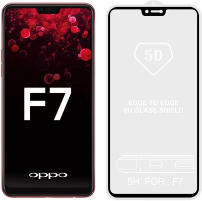 CASE CREATION Tempered Glass Guard for OPPO F7(Pack of 1)