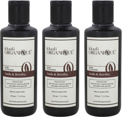 

Khadi Organique Amla & Reetha Shampoo(630 ml)