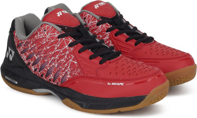 

Yonex COURT ACE MATRIX Badminton Shoes For Men(Multicolor, Red/black