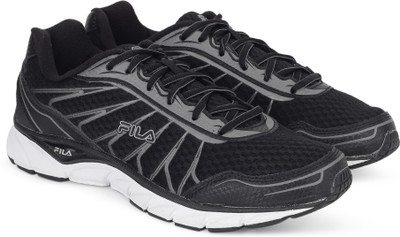 

Fila MINDBREAKER Running Shoes For Men(Black, Blk/blk/met sil