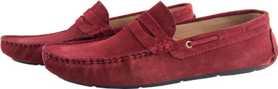

Elitous Elitous Suede Penne Driver Loafers for Men Loafers For Men(Maroon, Red