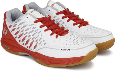 

Yonex COURT ACE MATRIX Badminton Shoes For Men(Red, White, White/red