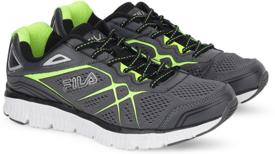 

Fila MEMORY PANORAMA Running Shoes For Men(Grey, Dk sdw/sty yel/blk