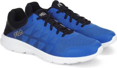 

Fila MEMORY FINITY Running Shoes For Men(Blue, Black, Prc blu/blk/met sil