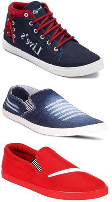 

Clymb Combo Pack Of 3 Casual Shoe Casuals For Men(Multicolor