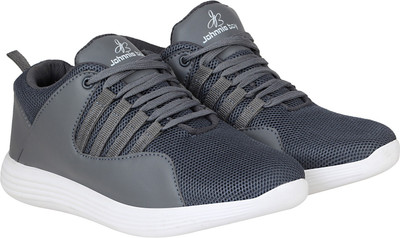 

Johnnie Boy Fettle Mesh Running Shoes For Men(Blue, White, Grey