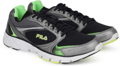 

Fila FLIGHTSCAPE Running Shoes For Men(Grey, Blk/dk sil/grn gko