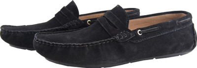 

Elitous Elitous Suede Penne Driver Loafers for Men Loafers For Men(Black