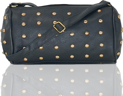 

TYPIFY Women Black Leatherette Sling Bag