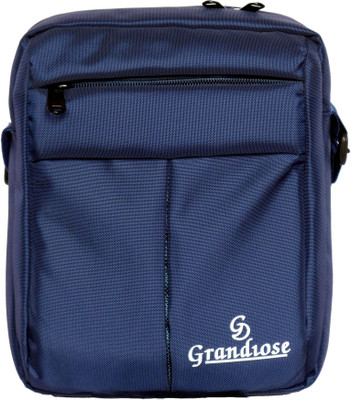 

GRANDIOSE Men & Women Casual, Formal, Sports Blue Nylon Sling Bag