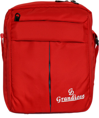 

GRANDIOSE Men & Women Casual, Formal, Sports Red Nylon Sling Bag