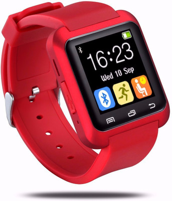 

JOKIN U8 Smart Watch with Bluetooth notification feature Smart Watch Phone in red, easy to connect with your phone Smartwatch(Red Strap Free Size)