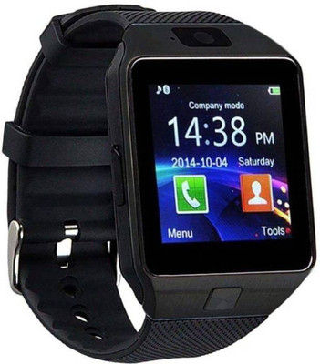 

FortunShop 4G Compatible Bluetooth DZ09 Wrist Watch Phone with Camera & SIM Card Support Smartwatch(Black Strap Reagular)