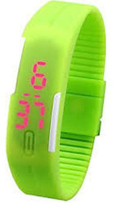 

Ismart Ismart Green Led Digital Watch For Boys & Girls (Ismart00043) GREEN Smartwatch(Green Strap All)