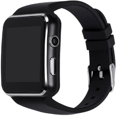 

Techno Frost X6 Smart Watch Smartwatch(Black Strap Free Size)