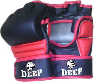 

Deep PSBG Gym & Fitness Gloves (Free Size, Black), Black;red