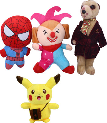 

Galaxy World 4 Best Heroes of cartoons & comic - 8 cm(Multticolor)