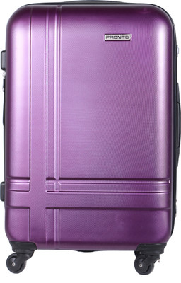 

Pronto Geneva Spinner Hard Trolley 68 cm (Wine) Check-in Luggage -  inch(Purple