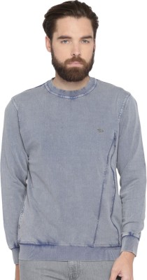 roadster full sleeve solid men's sweatshirt