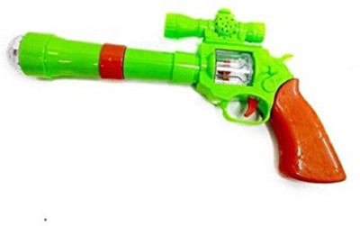 

ClueSteps Projection With 3D Lights & Multiple Sound Effect Toy gun For Kids(Multicolor)