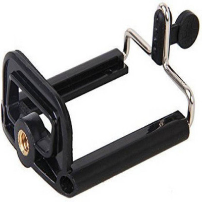 

durReey Camera Stand Clip Bracket Holder Tripod Monopod / Mount Adapter For Mobile Phone Tripod Kit(Black, Supports Up to 500 g)