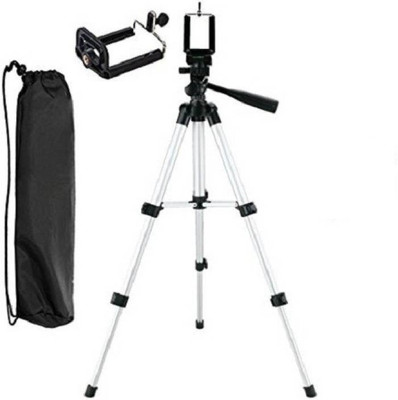 

BJOS Universal Flexible 3110 Tripod With 3-Way for Digital Camera Video Camcorder Tripod Kit YX1 Tripod (Silver, Supports Up to 1500 g) Tripod(Silver, Supports Up to 1500 g)