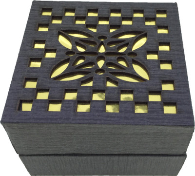 

Oscar 70 x 70 x 47 Mm Hard Board Wood Display Jewellery Gift (Earring) Boxes Grey Color Valvet Finish, Led Light Earring Jewellery Earring Vanity Box(Grey, Yellow)