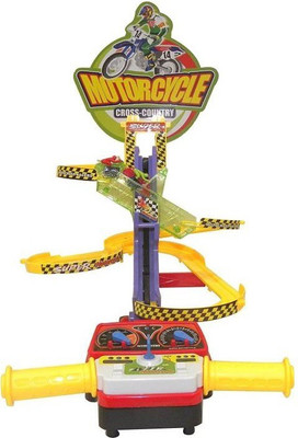 

Tabu Motorcycle Track set Kids Favorite Track Game Bike game(Yellow)